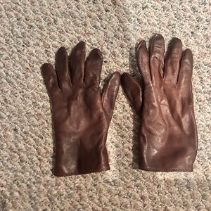 Expensive Women’s Brown Leather Gloves